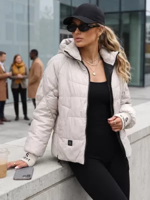 Női kabát DSTREET TY5761 BÉZS