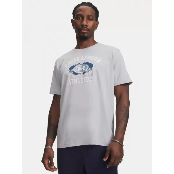  Férfi póló UNDER ARMOUR M 60/40S ARMOR GLOBE SS 6009261-011 SZÜRKE 