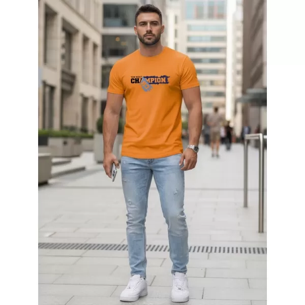  Férfi póló DSTREET NX5017R-OR NARANCS 