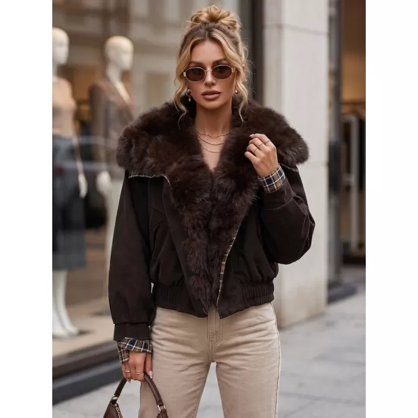  Női kabát DSTREET TY5843 BARNA 