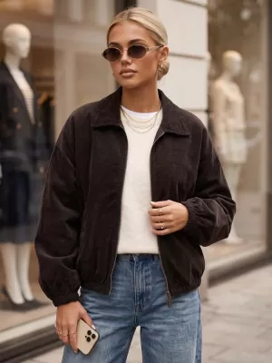 Női kabát DSTREET TY6053 BARNA