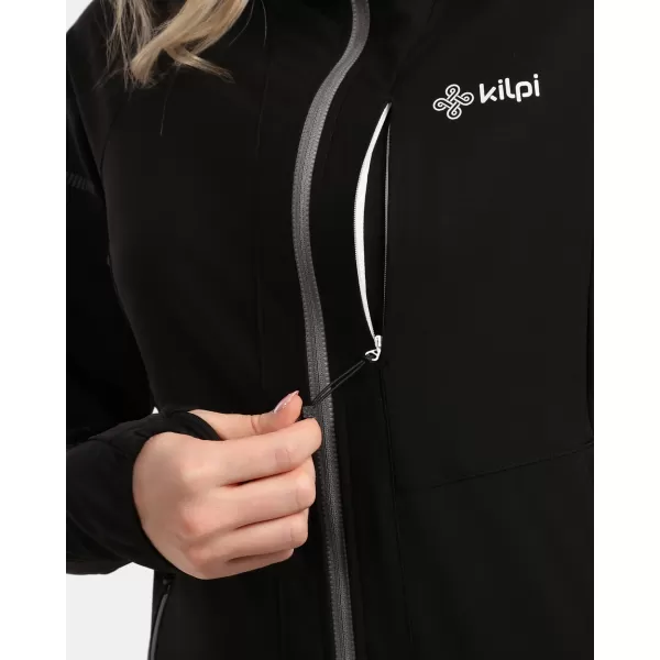  Női softshell kabát KILPI BALEO-W 1L0114KI FEKETE 