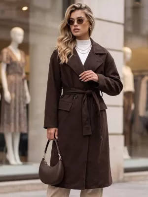 Női kabát DSTREET NY0785 BARNA