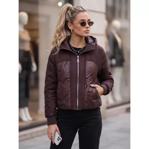  Női kabát DSTREET TY6094 BURGUNDIA 