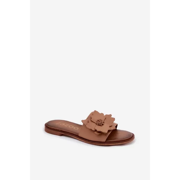  Női papucs ZAZOO 40477 CAPPUCCINO 