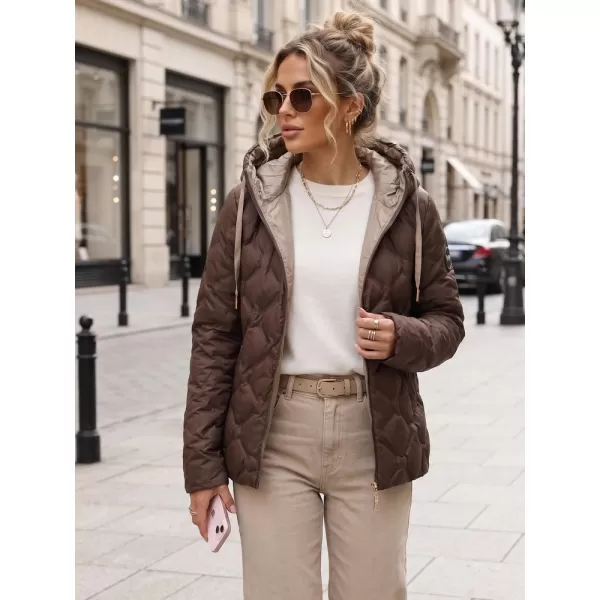  Női kabát DSTREET TY5883 BARNA 