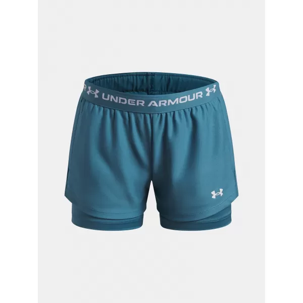  Lány rövidnadrág UNDER ARMOUR TECH PLAY UP 2N1 SHORT 6004985-466 KÉK 