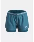 Lány rövidnadrág UNDER ARMOUR TECH PLAY UP 2N1 SHORT 6004985-466 KÉK