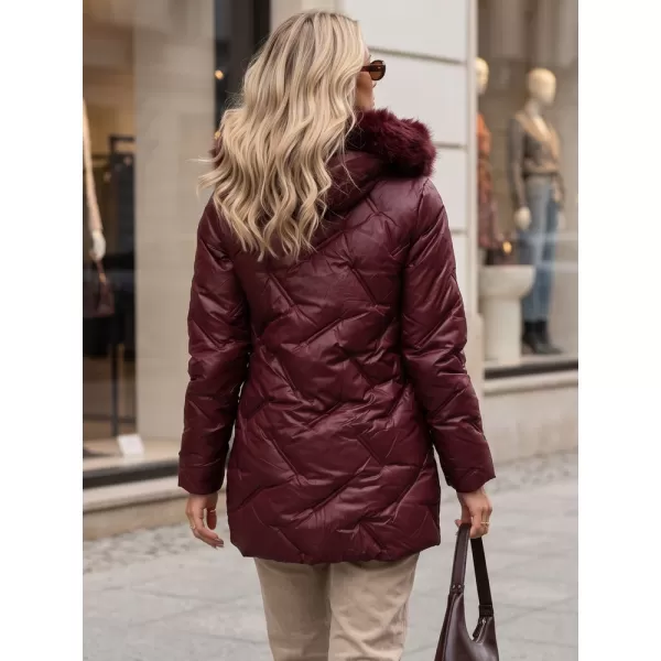  Női kabát DSTREET TY5813 BURGUNDIA 