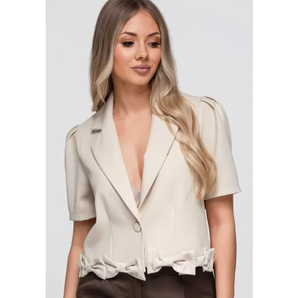  Női kabát OMBRE OW-BL-E0002 BÉZS 