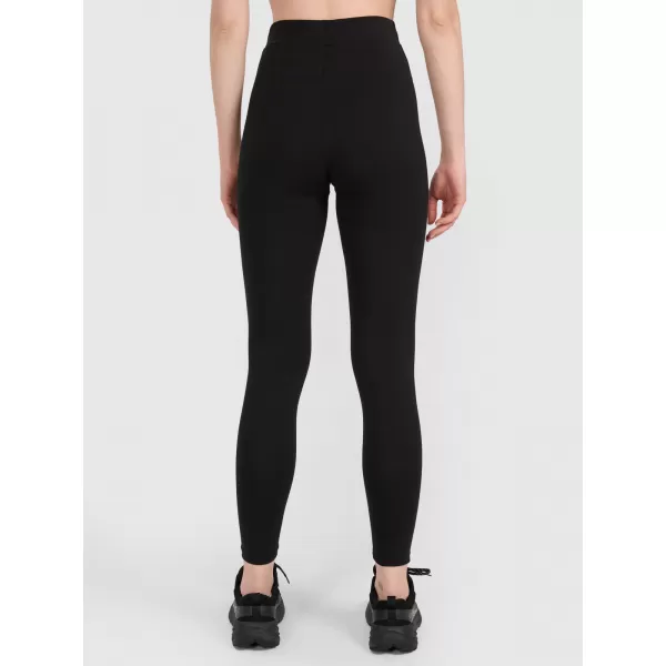  Női leggings 4F WMM00TTIGF296 MÉLYFEKETE 