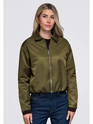 Női kabát OMBRE OW-JT-E0003 KHAKI