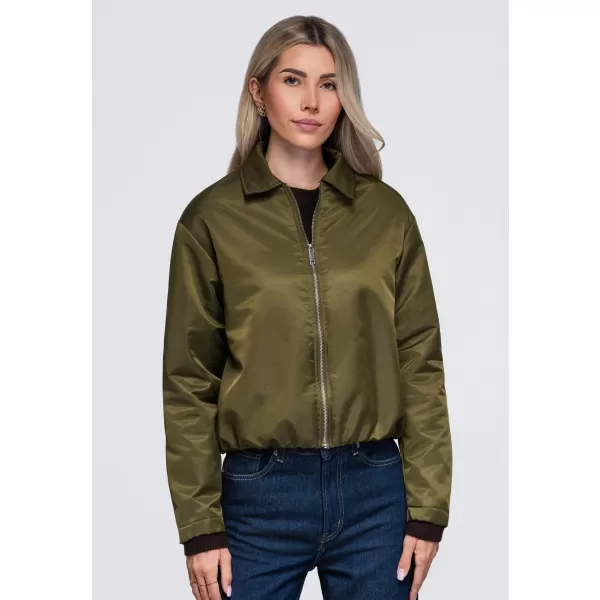  Női kabát OMBRE OW-JT-E0003 KHAKI 