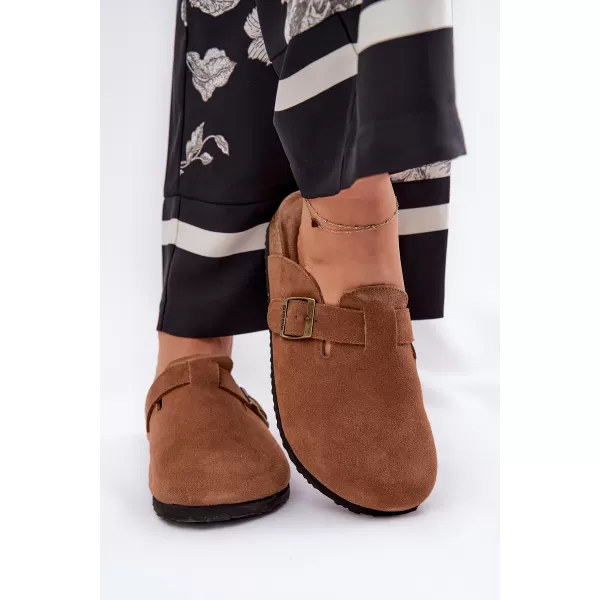  Női papucs BIG STAR SHOES RR274A387 BARNA/BÉZS 