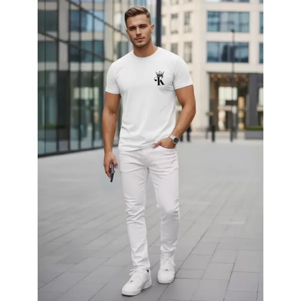  Férfi póló DSTREET NX5104R-WH FEHÉR 