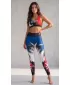 Női prémium hosszú funkcionális leggings (új méretek) ALTISPORT VOJ/ALW036LEG05 CSÍKOK