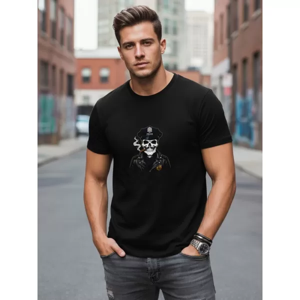  Férfi póló DSTREET NX0128R-BK FEKETE 