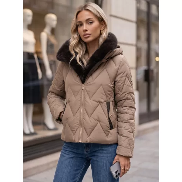  Női kabát DSTREET TY6085 KHAKI 