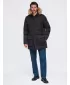 Férfi parka OMBRE OM-JALJ-0310 FEKETE