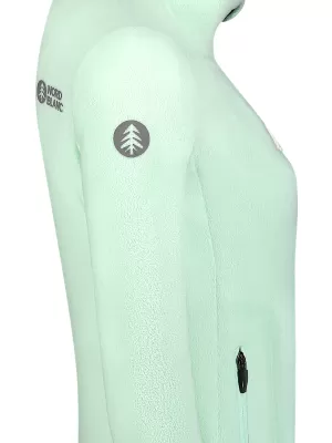 Női könnyű polár pulóver NORDBLANC MAPLE NBSFL8374 MENTA ZÖLD