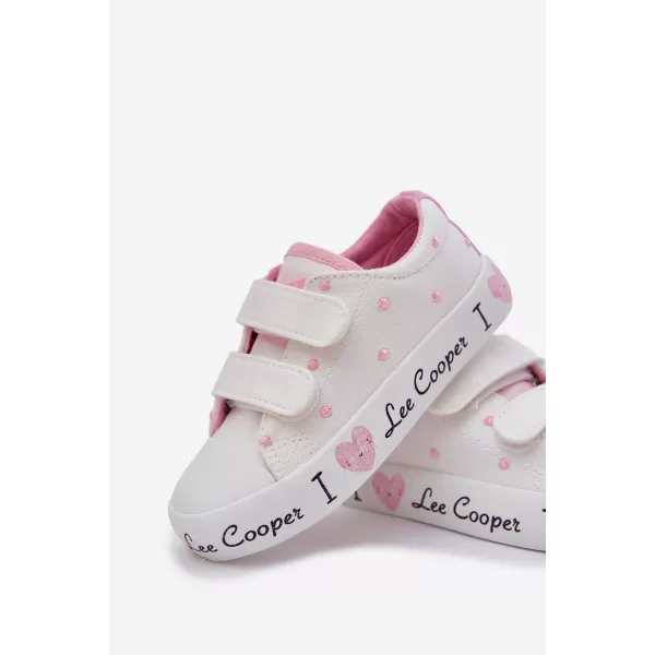  Gyermek tornacipő LEE COOPER LCW-25-02-3264K FEHÉR 