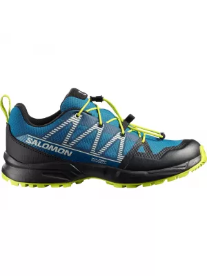 Gyerekcipők SALOMON OUTSCAPE WATERPROOF L49212500 MYKONOS KÉK/FEKETE/SAVAS MÉSZ