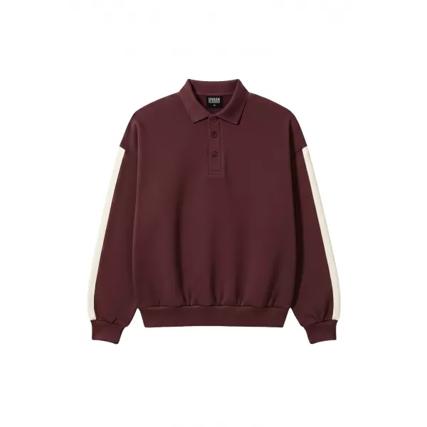  Férfi póló gallérral URBAN CLASSICS TB8595-01151 CSERESZNYE 