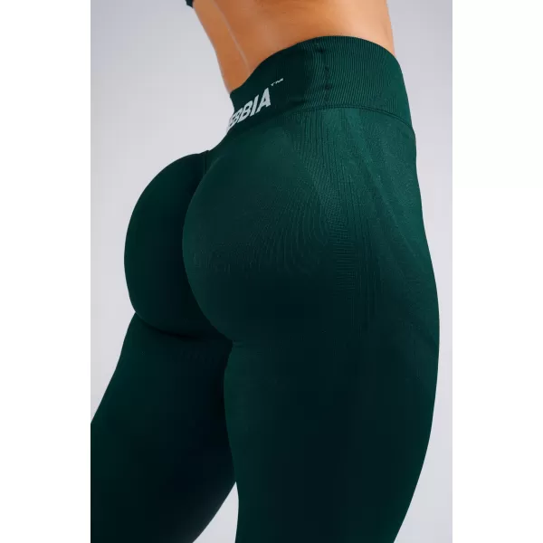  Magas derekú extra push-up leggings NEBBIA PRIMAL 850 SÖTÉTZÖLD 