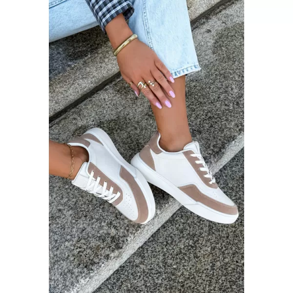  Női tornacipő BIG STAR SHOES UU274275 FEHÉR/BÉZS 