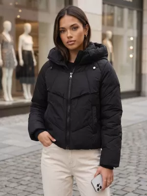 Női kabát DSTREET TY6082 FEKETE