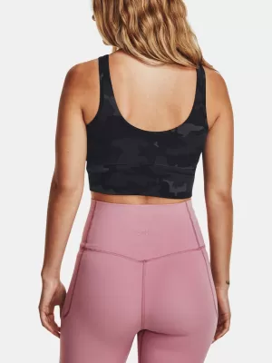 Női felső UNDER ARMOUR MERIDIAN FITTED CROPTANKPRNT 1380983-021 FEKETE