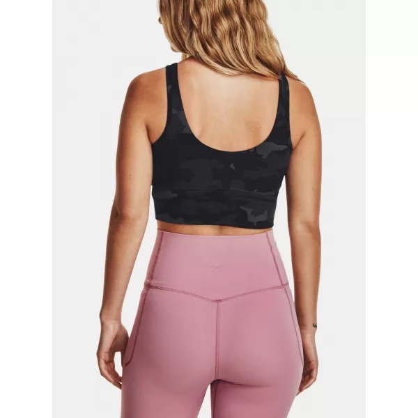  Női felső UNDER ARMOUR MERIDIAN FITTED CROPTANKPRNT 1380983-021 FEKETE 