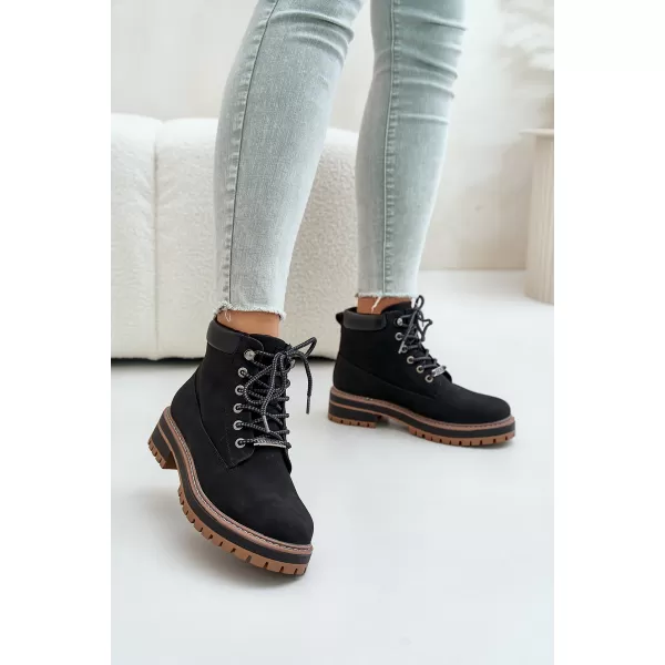  Női bokacsizma BIG STAR SHOES OO274A290 FEKETE 