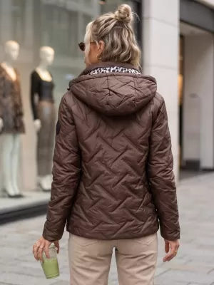 Női kabát DSTREET TY5772 BARNA