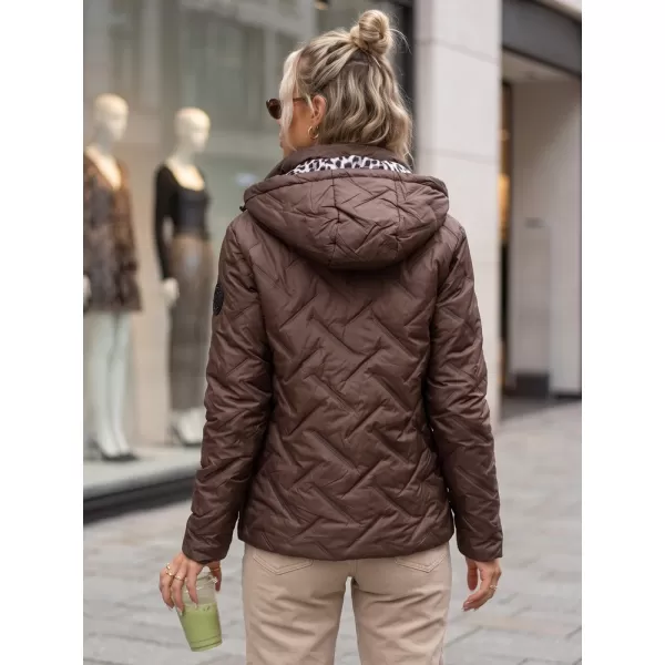  Női kabát DSTREET TY5772 BARNA 