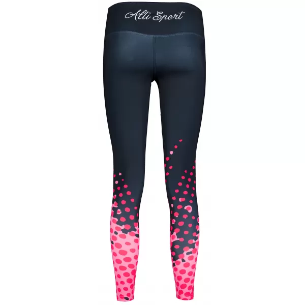  Női prémium leggings (új méretek) ALTISPORT VOJ/ALW109LEG05 RÓZSASZÍN-FEKETE 