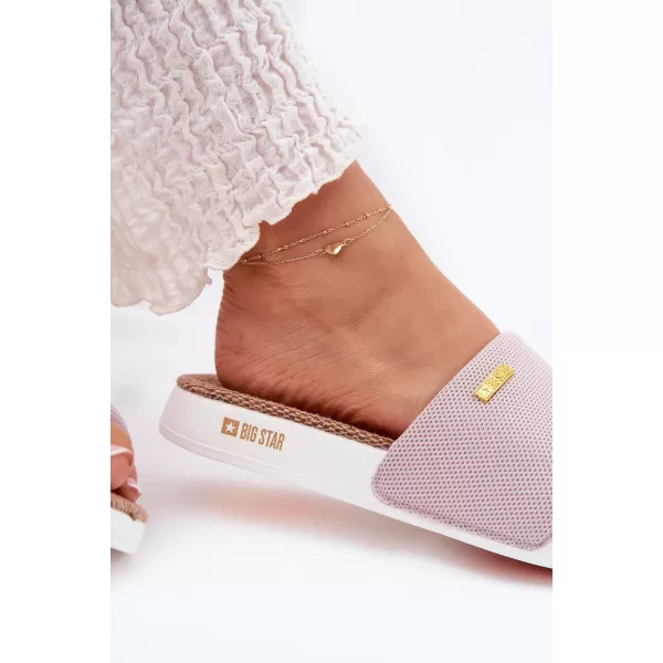  Női papucs BIG STAR SHOES RR274A105 RÓZSASZÍN 