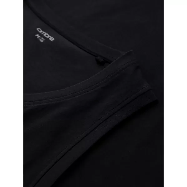  Férfi felső OMBRE OM-TSBT-0272 FEKETE 