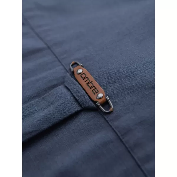  Férfi ing OMBRE OM-SHCS-0134 KÉK 