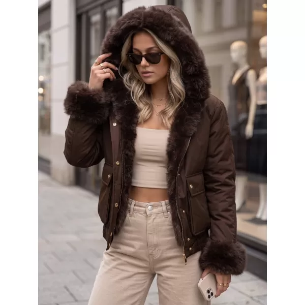  Női kabát DSTREET TY5998 BARNA 