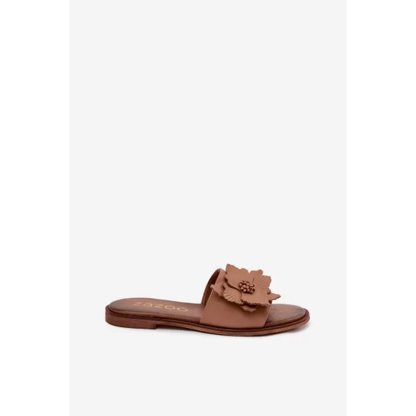  Női papucs ZAZOO 40477 CAPPUCCINO 