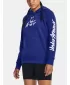 Női pulóver UNDER ARMOUR UA RIVAL FLEECE GRAPHIC HDY 1379609-400 KÉK