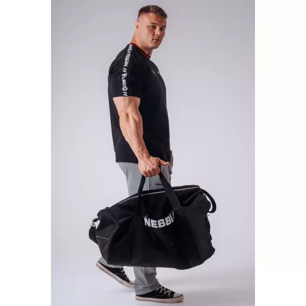  Férfi pólók NEBBIA OLYMPIA MUSCLE COVER 942 FEKETE 
