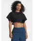 Női póló UNDER ARMOUR CROPPED SCRIPT SS TEE 6009677-008 FEKETE