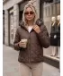 Női kabát DSTREET TY5772 BARNA