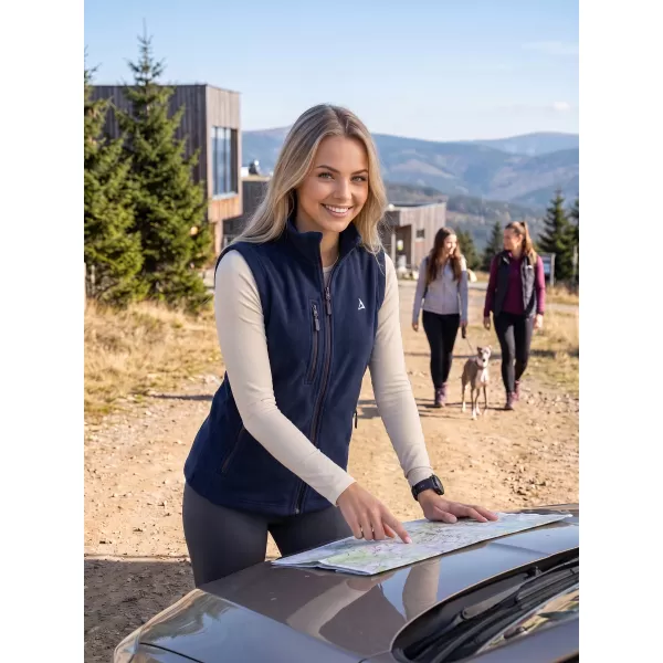  Női gyapjú mellény ALTISPORT ALW002525 SÖTÉTKÉK 