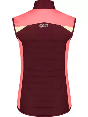 Női mellény NORDBLANC DELL NBWJL8332 BURGUNDIA