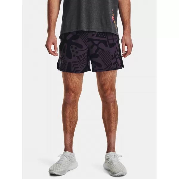  Férfi rövidnadrág UNDER ARMOUR WE RUN IN PEACE SHORT 1377048-001 FEKETE 