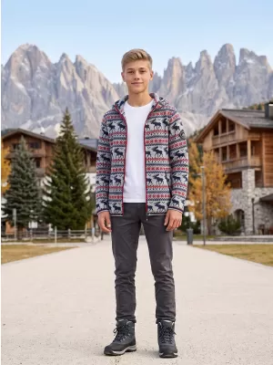 Gyermek meleg pulóver ALPINE PRO NORESO MAGAS EMELÉSŰ VÁLTOZAT PB