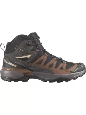 Férfi cipők SALOMON X ULTRA 360 MID GORE-TEX L45473200 FEKETE/SÖTÉT SIRÁLY SZÜRKE/SÖTÉT FÖLD